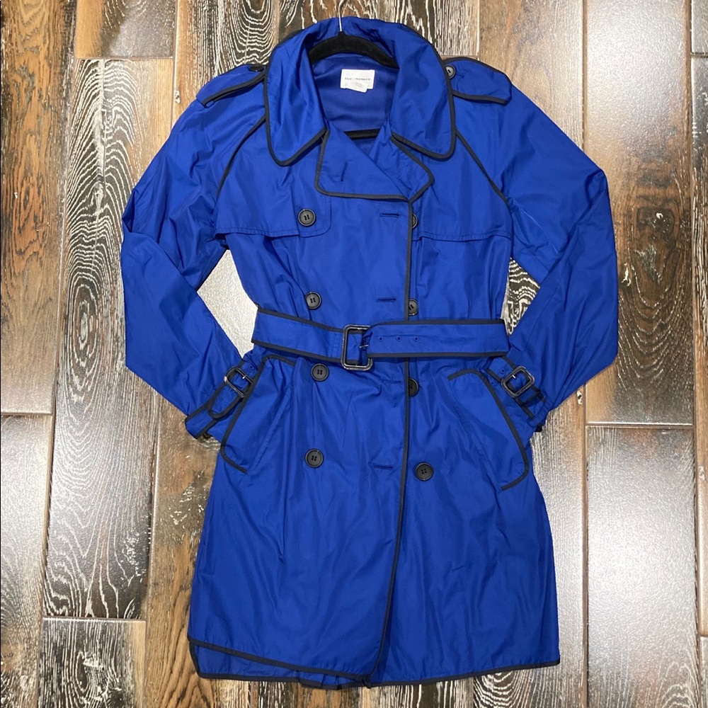 Club Monaco Blue Trench Coat